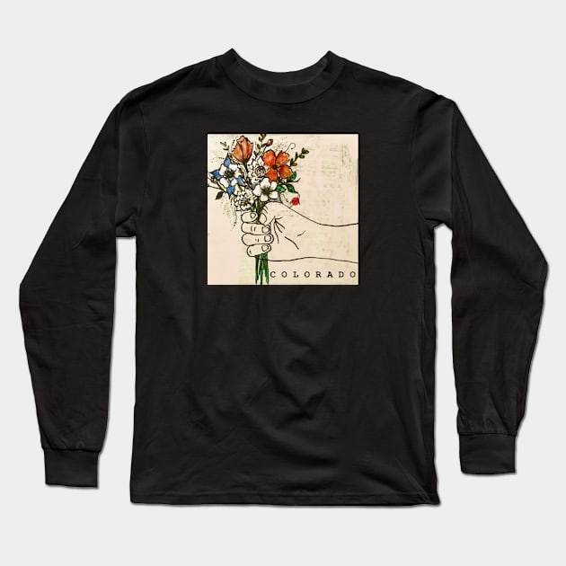 Colorado Long Sleeve T-Shirt by Love Gives Art